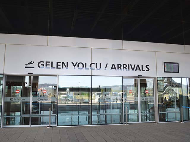 Flughafen Bodrum Ankunft